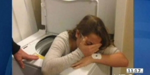 Girl got stuck in washing machine while playing the game ‘hide and seek’