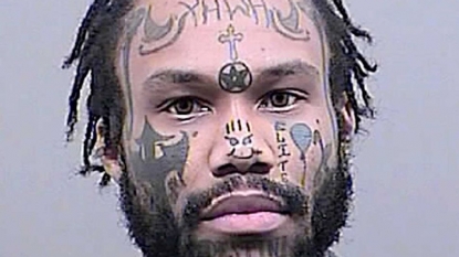 Police searches for a man who has a ‘smiley’ on his nose