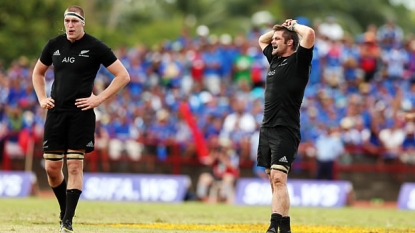 Carter kicks New Zealand to historic victory over Samoa