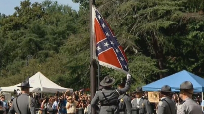 Palm Beach County watches as Confederate flag comes down in South