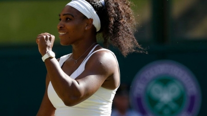 Serena humbles Sharapova to reach Wimbledon final