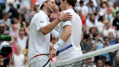 Wimbledon 2015: Andy Murray overcomes scare to beat Andreas Seppi in four