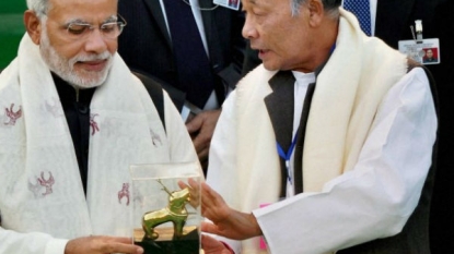 Ibobi meets Modi, Rajnath; seeks Naga accord copy