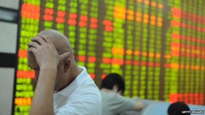 Chinese shares trade lower again after days of volatility