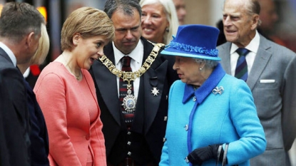 Watch Queen Elizabeth II as she celebrates becoming Britain’s longest reigning