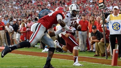 South Carolina and Spurrier continue slide, blasted by Georgia 52-20