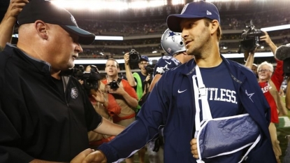 Cowboys’ Romo likely out two months with broken collarbone