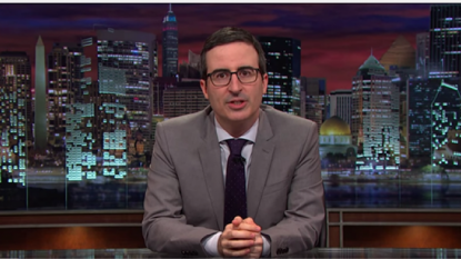 John Oliver on why shifting the blame for mass shootings from gun