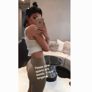 Kylie Jenner Posts Belfie and Denies Using Butt Pads